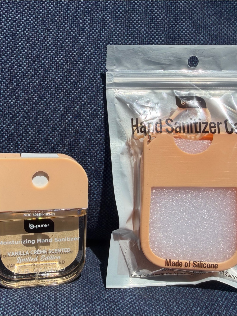 B-yore Silicone Hand Sanitizer Case - Pastel Assorted Colors - Picture 3 of 4